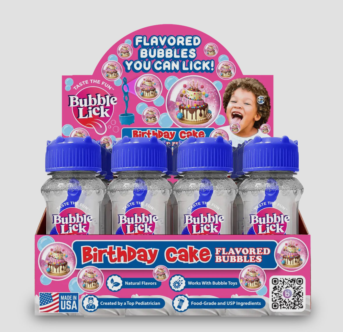 Bubblelick Birthday Cake Lickable Bubbles RTS