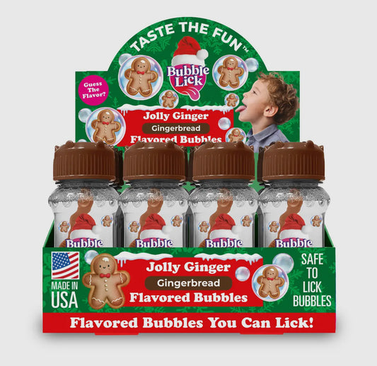 Bubblelick Gingerbread Lickable Bubbles RTS