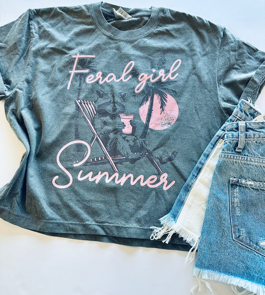 Feral Girl Summer CC Charcoal MIDDIE Medium