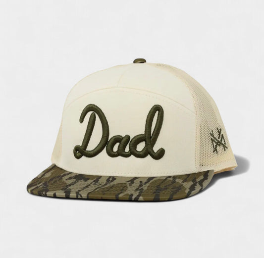 Dad Trucker Hat Retro Bottomland + Khaki