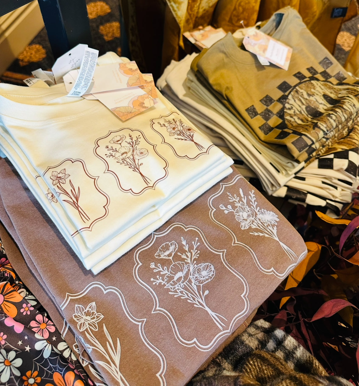 Vintage Dainty Floral Postal Stamp