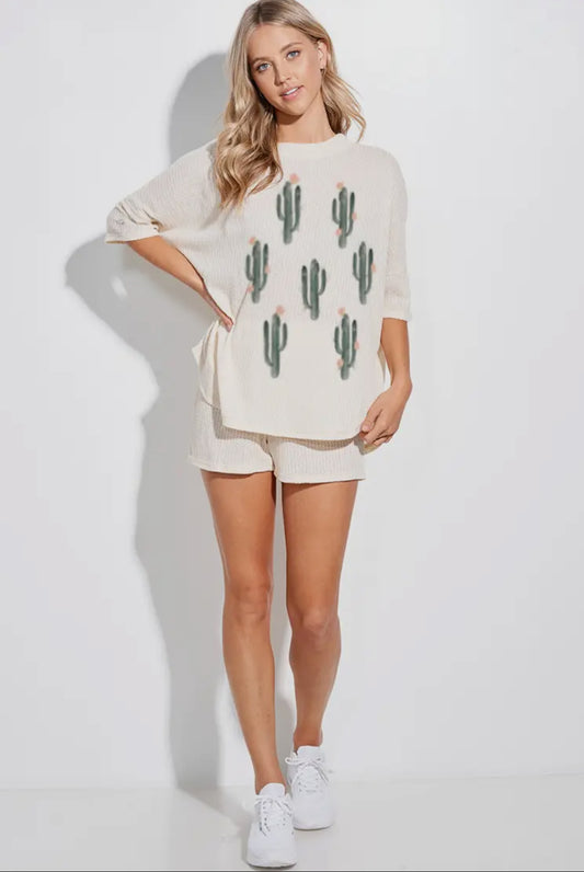 Ivory Cactus Casual Set RTS!