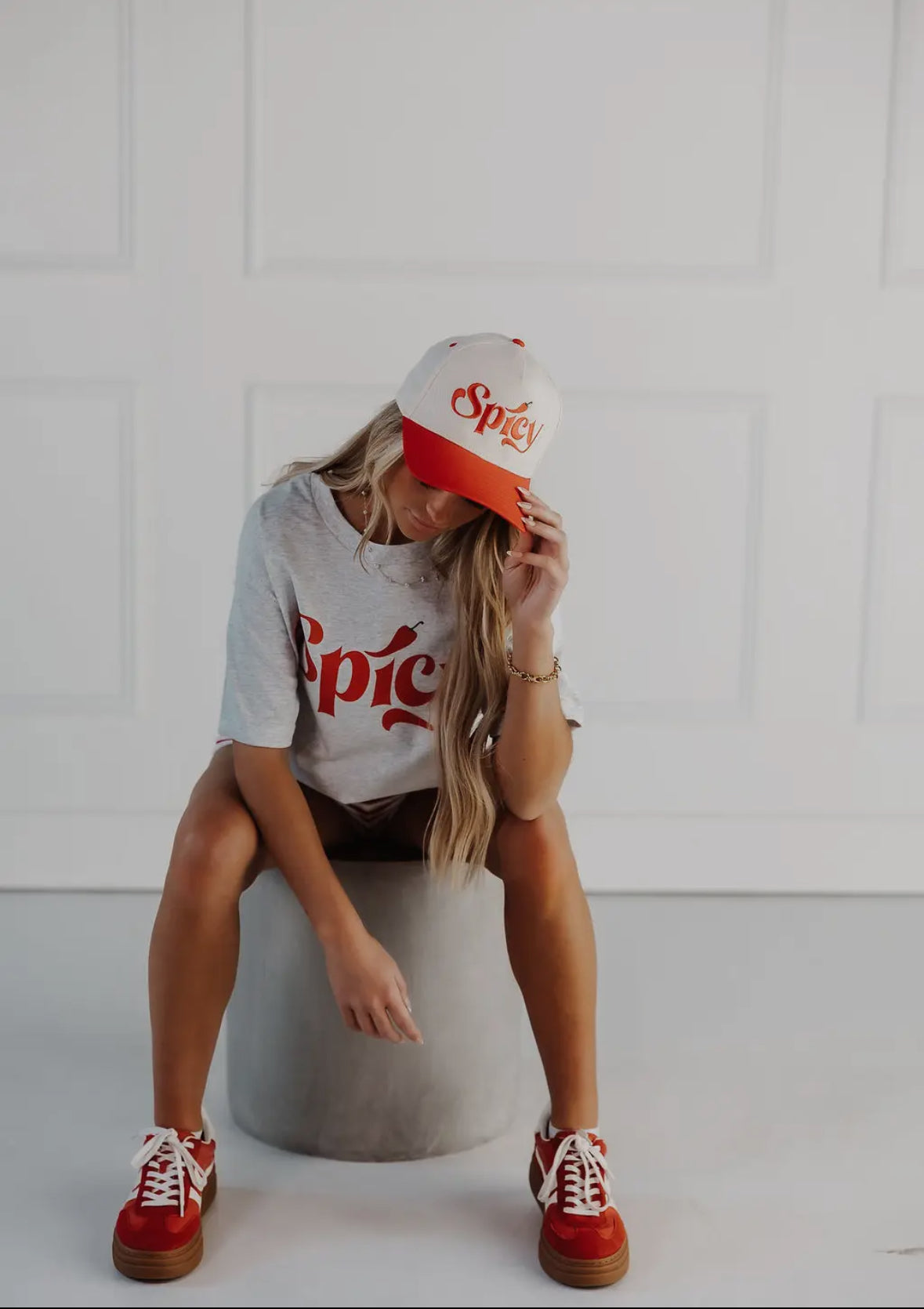 Spicy Embroidered Hat RTS