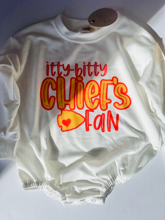 Itty Bitty Chiefs Fan Bubble 6/12M