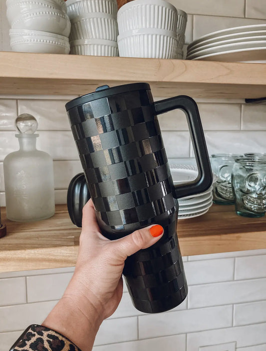 40 oz Stainless Leo & Check Tumbler RTS