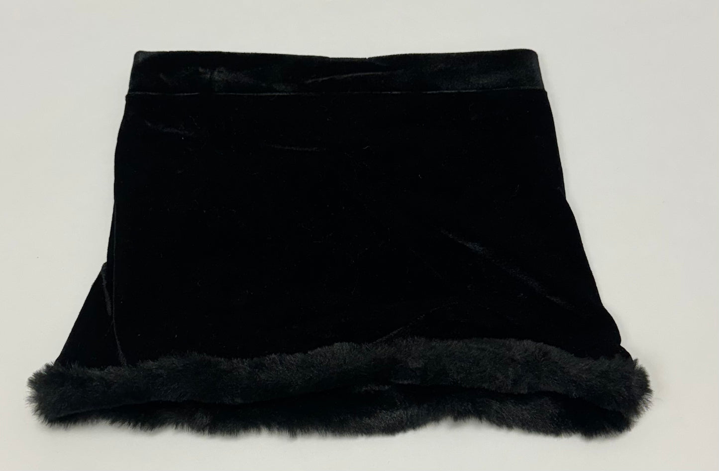 Crushed Velvet Black Skirt 18/24M