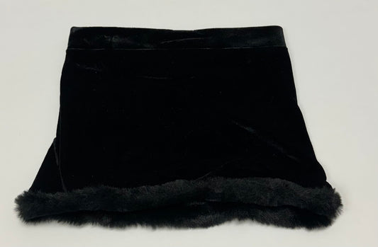 Crushed Velvet Black Skirt 18/24M