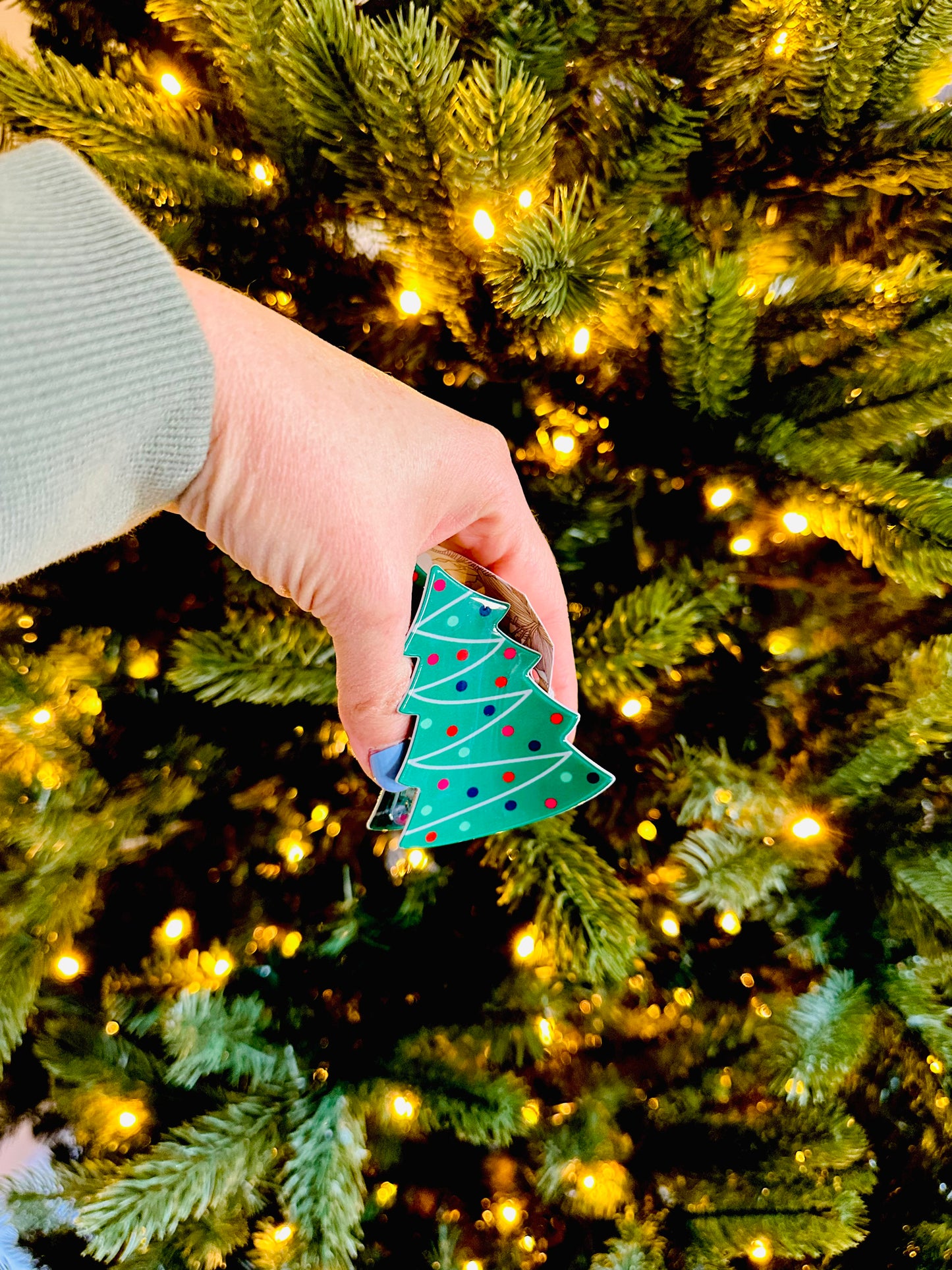 Christmas Tree 🎄 Claw Clip RTS