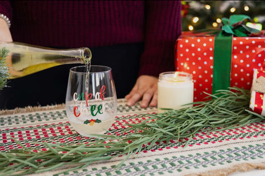 Cup Of Cheer Wine Glass