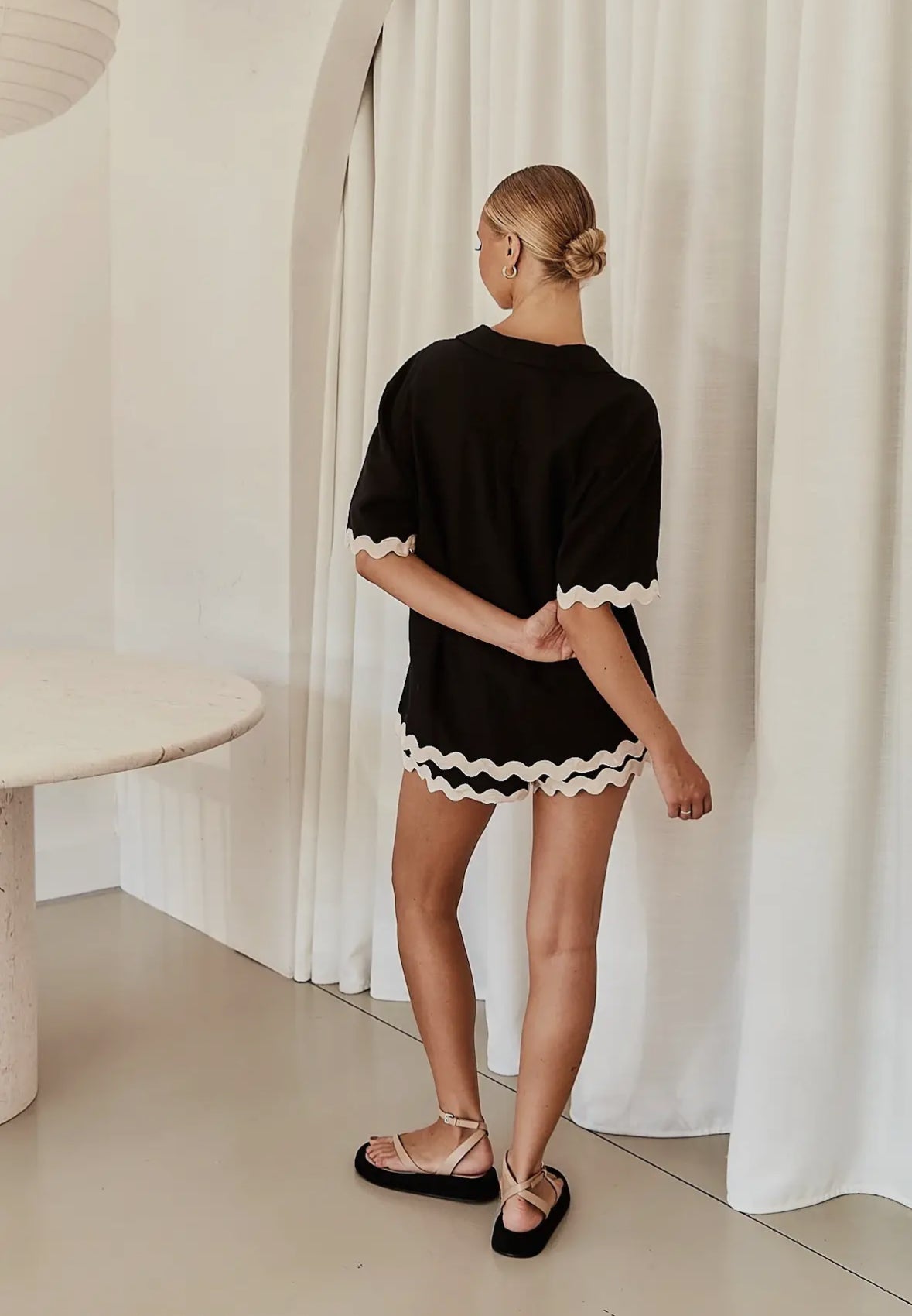 Wavy Lace Vacay Short Set RTS