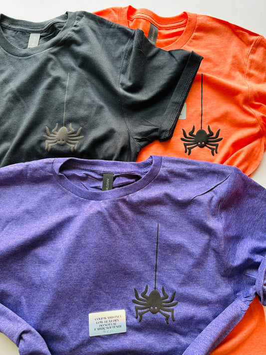 Itsy Bitsy Spider Puff Print Adult Tee