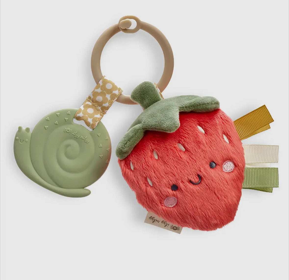 Itzy Pal™ Strawberry Plush + Teether RTS