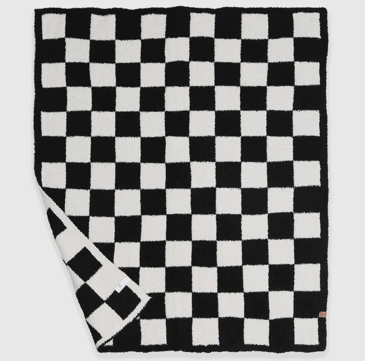 Kids Checkered Luxe Throw Blanket