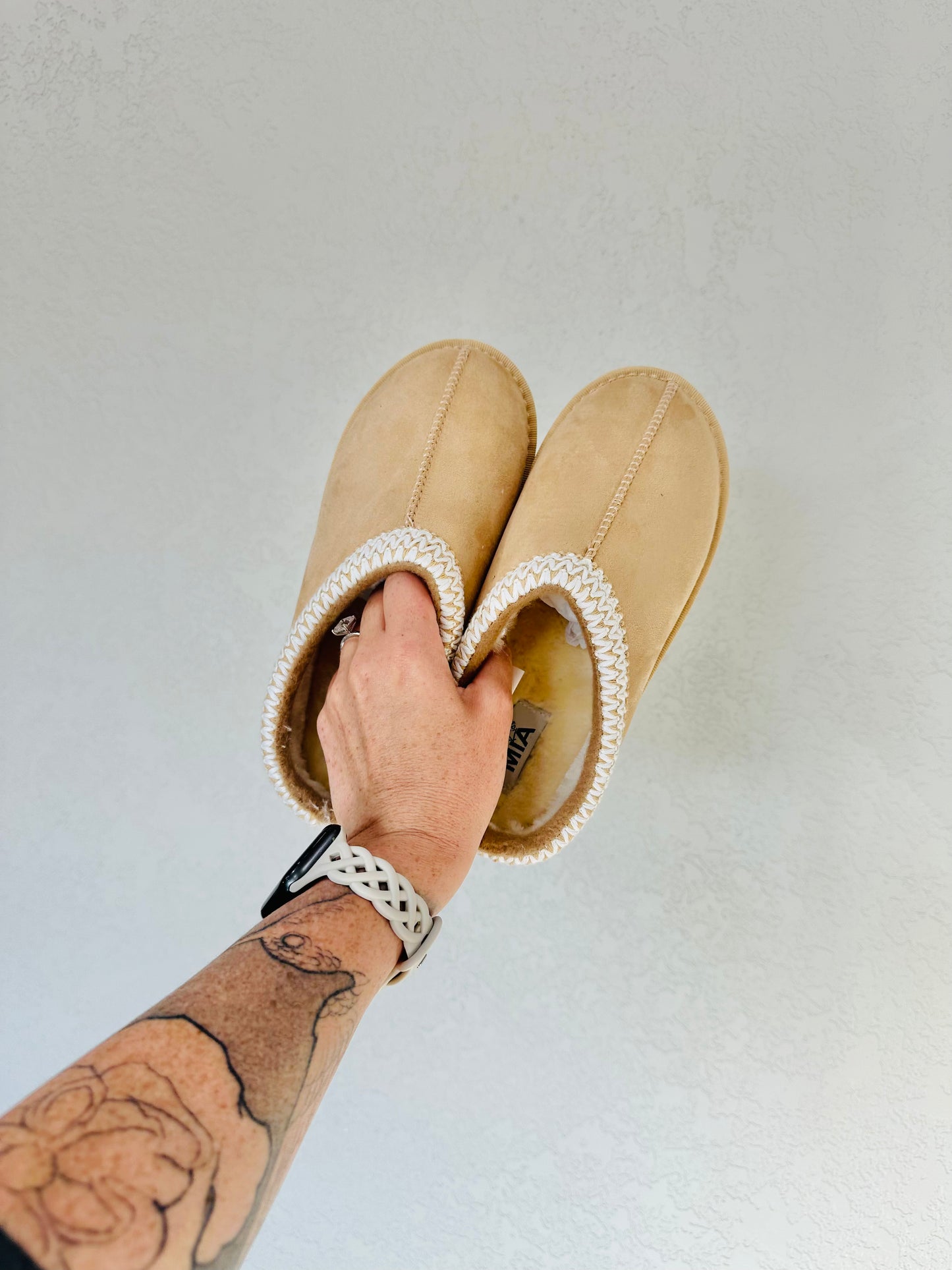 Girls Walking Into Autumn Tan Slip-on Shoe RTS
