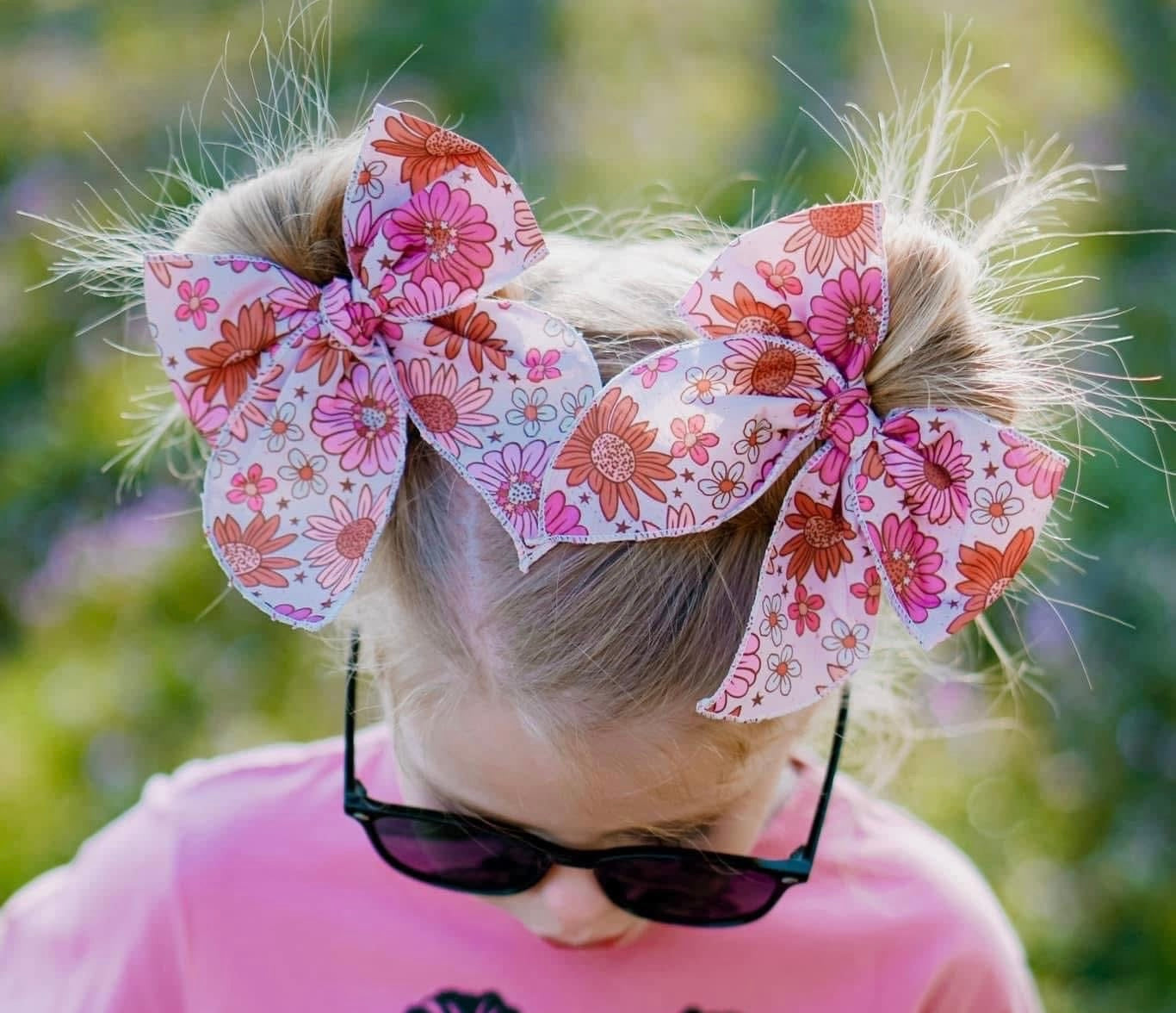 Boho Floral Bow / Piggies