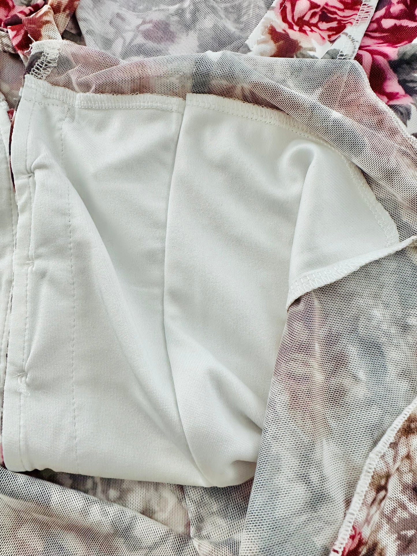 Scarlet Briar Bell Sleeve Mesh Top RTS