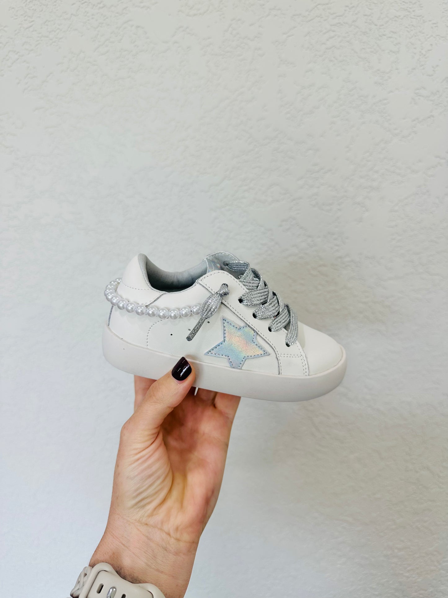 7C Pearl Strap + Iridescent Star Shoe RTS