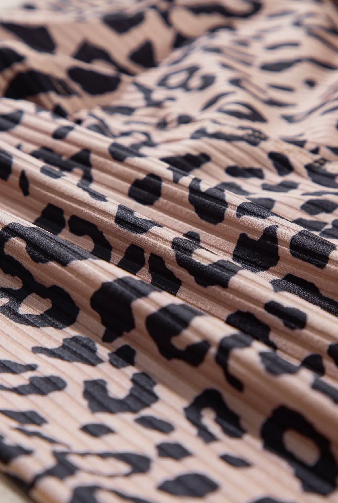 Women’s Leopard Ribbed Bikers RTS