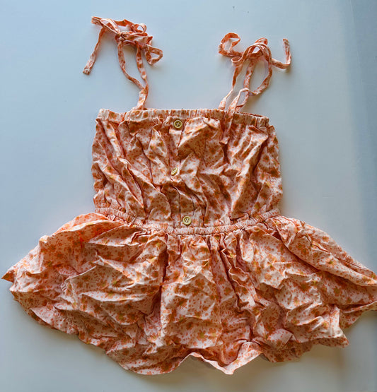 Peach Peplum 10/12Y