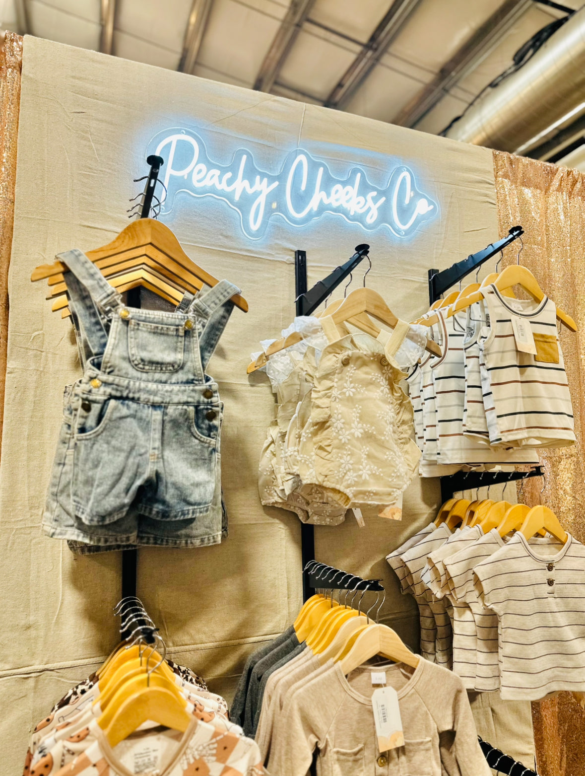 Denim Short Overalls