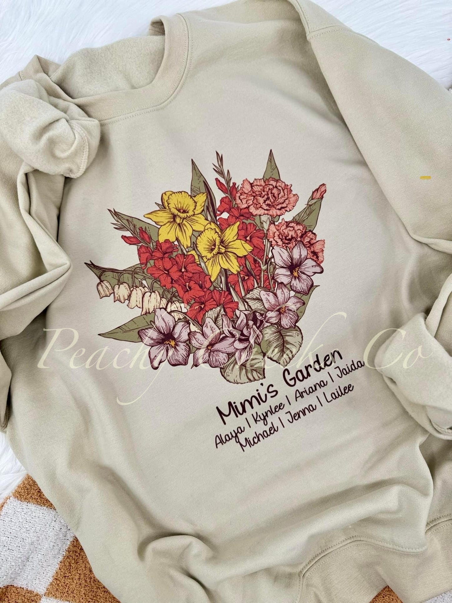 Birth Flower Bouquet Tee - Custom Pre-Order