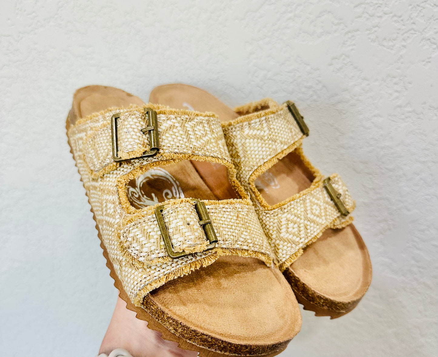 Sand Boho Woven Wanderer Sandals