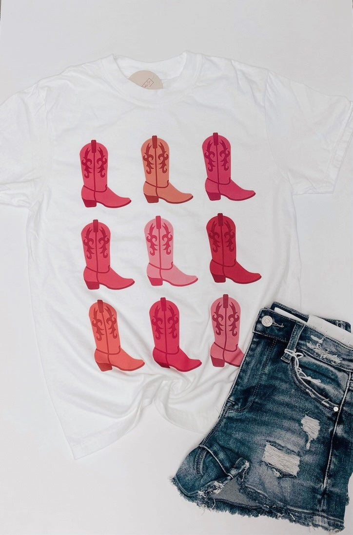 Hot Cowgirl Boots Tee