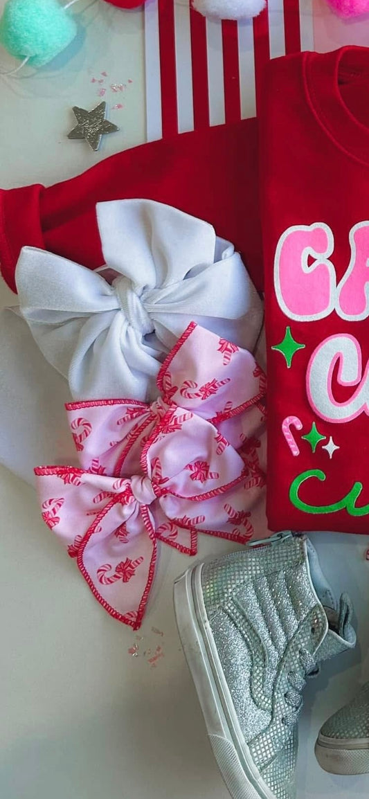 Candy Cane Cutie Bow / Piggies