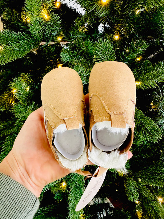 Baby Tan Moccasin Shoes RTS