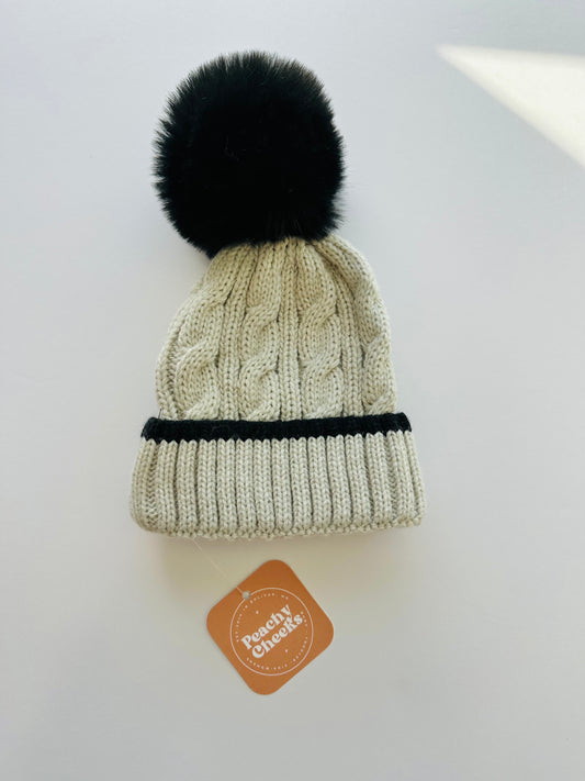 Baby Pom Pom Beanie 0/12M