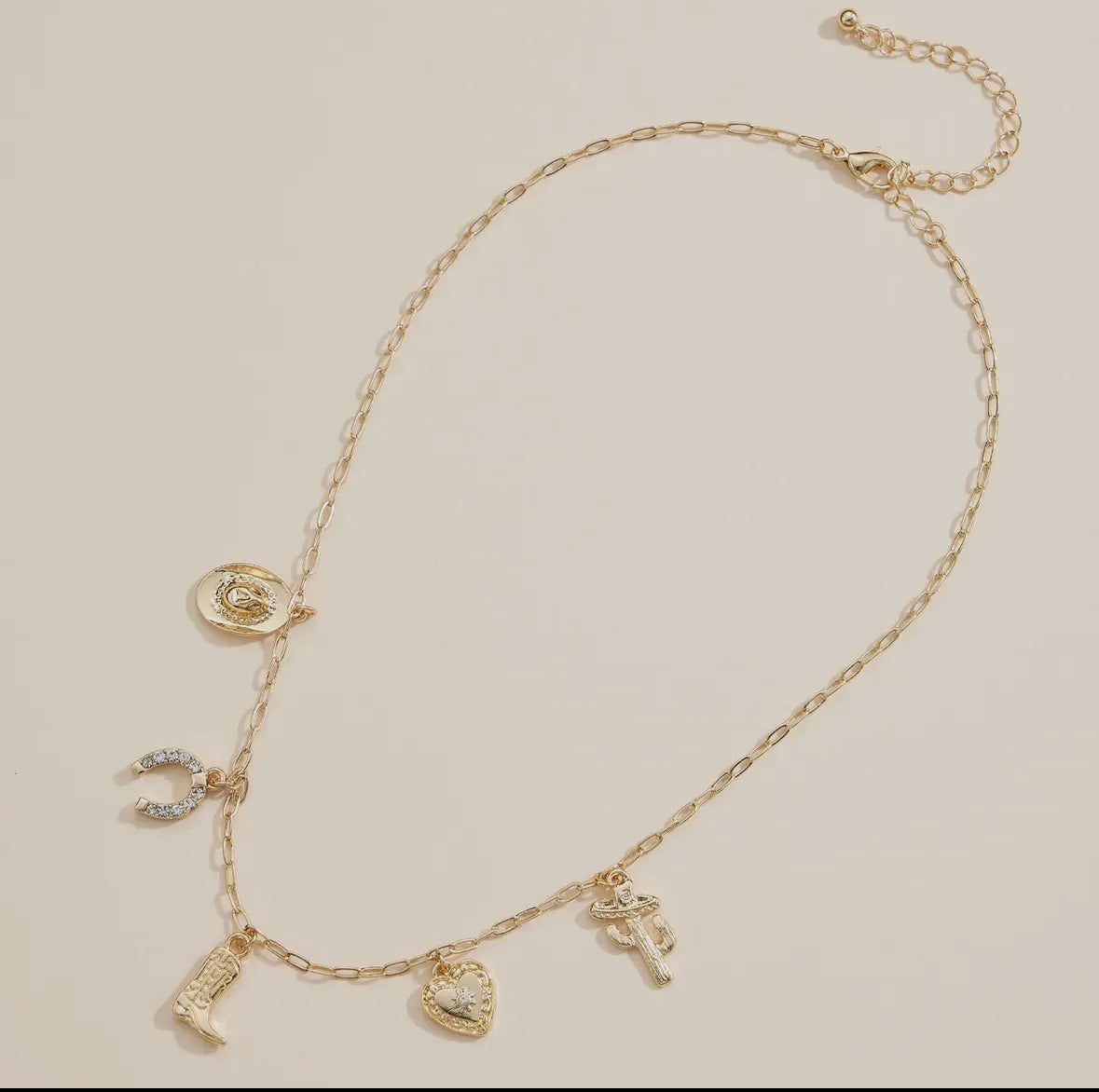 Wylee Western Charm Necklace RTS