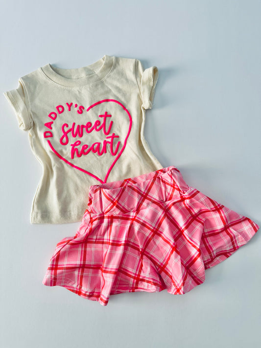 Daddy’s Sweetheart Puff Print RTS