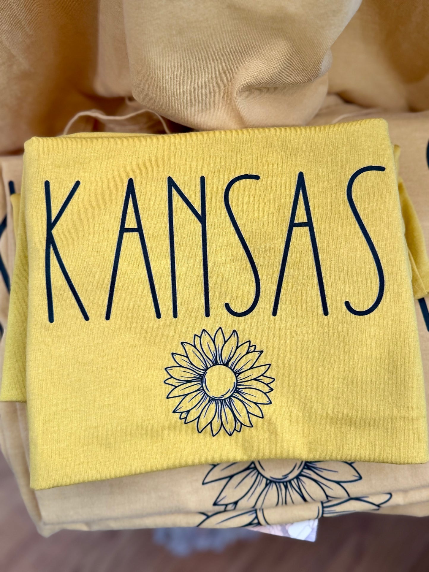 Kansas Sunflower Kids Tee