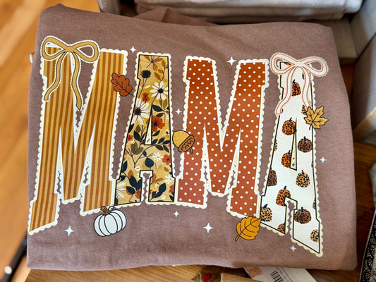 Espresso Fall Mama Tee