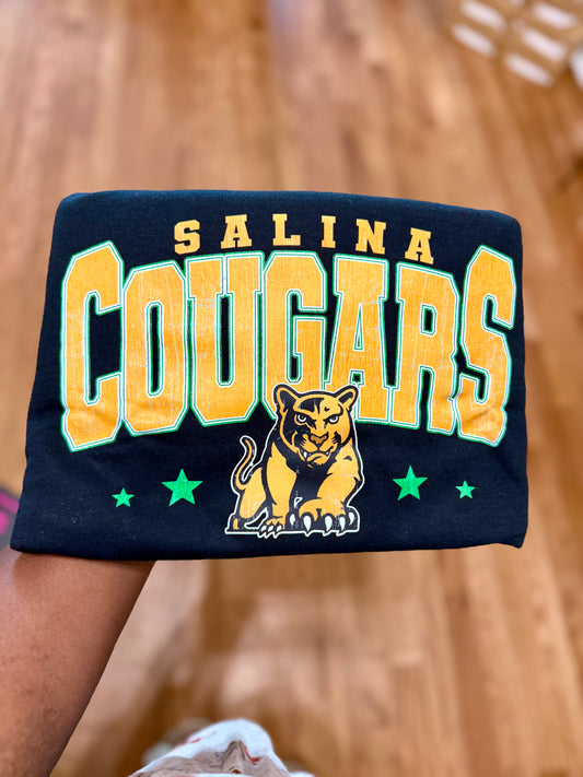 Vintage Salina Cougars Crew
