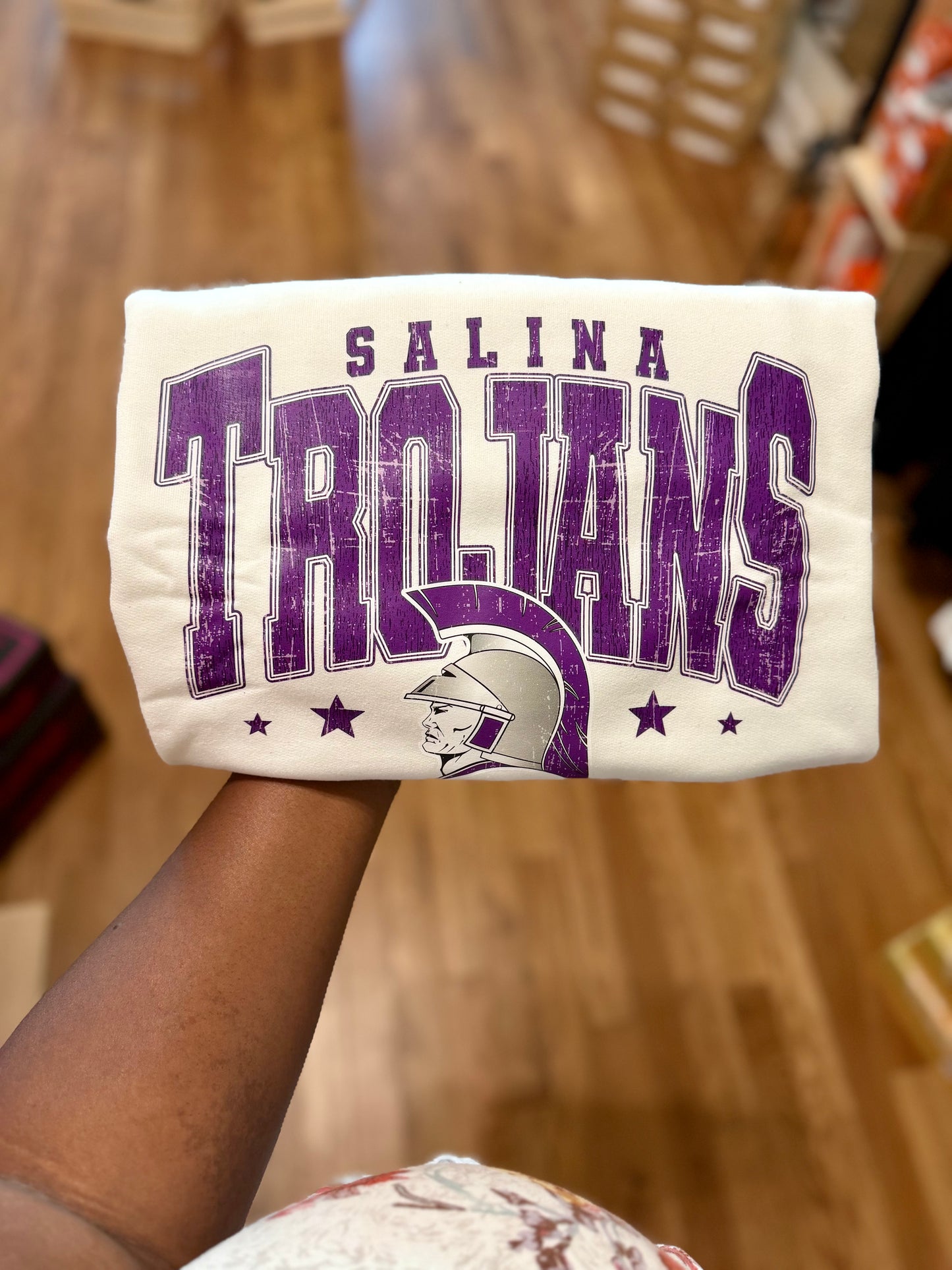 Vintage Salina Trojans Crew