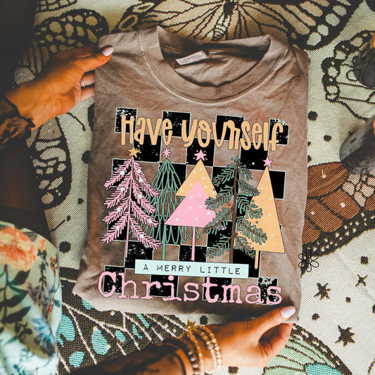 Have Yourself A Merry Little Christmas Espresso Tee