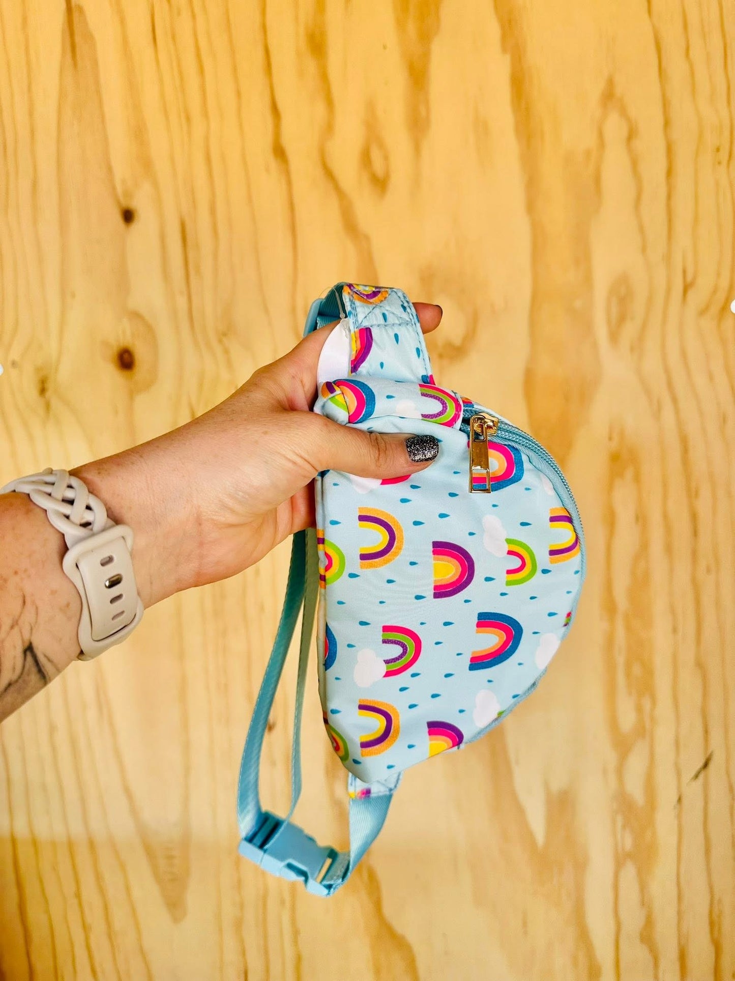 Girls Rainbow Belt Bag