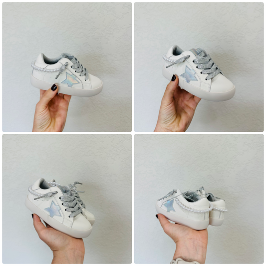 7C Pearl Strap + Iridescent Star Shoe RTS