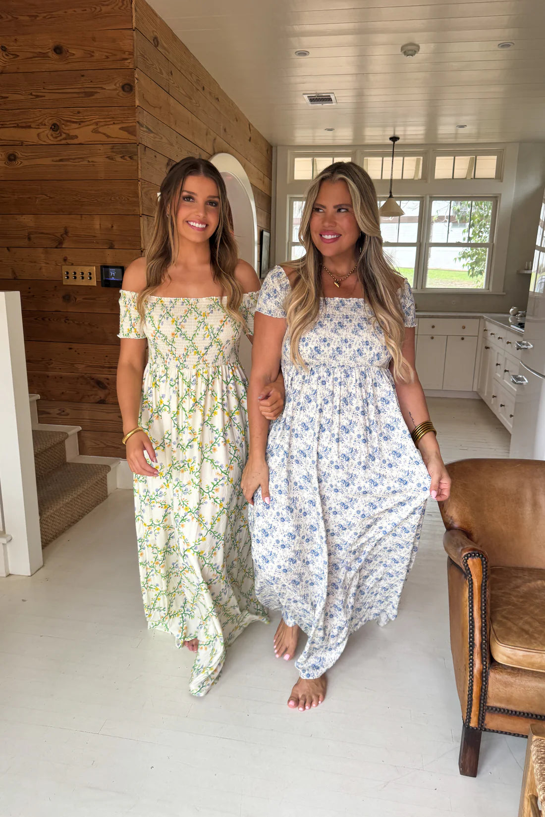 Madeline Spring Floral Smocked Dress