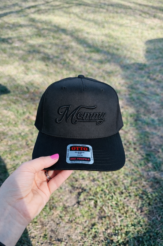 Mommy Retro Blackout Trucker Hat