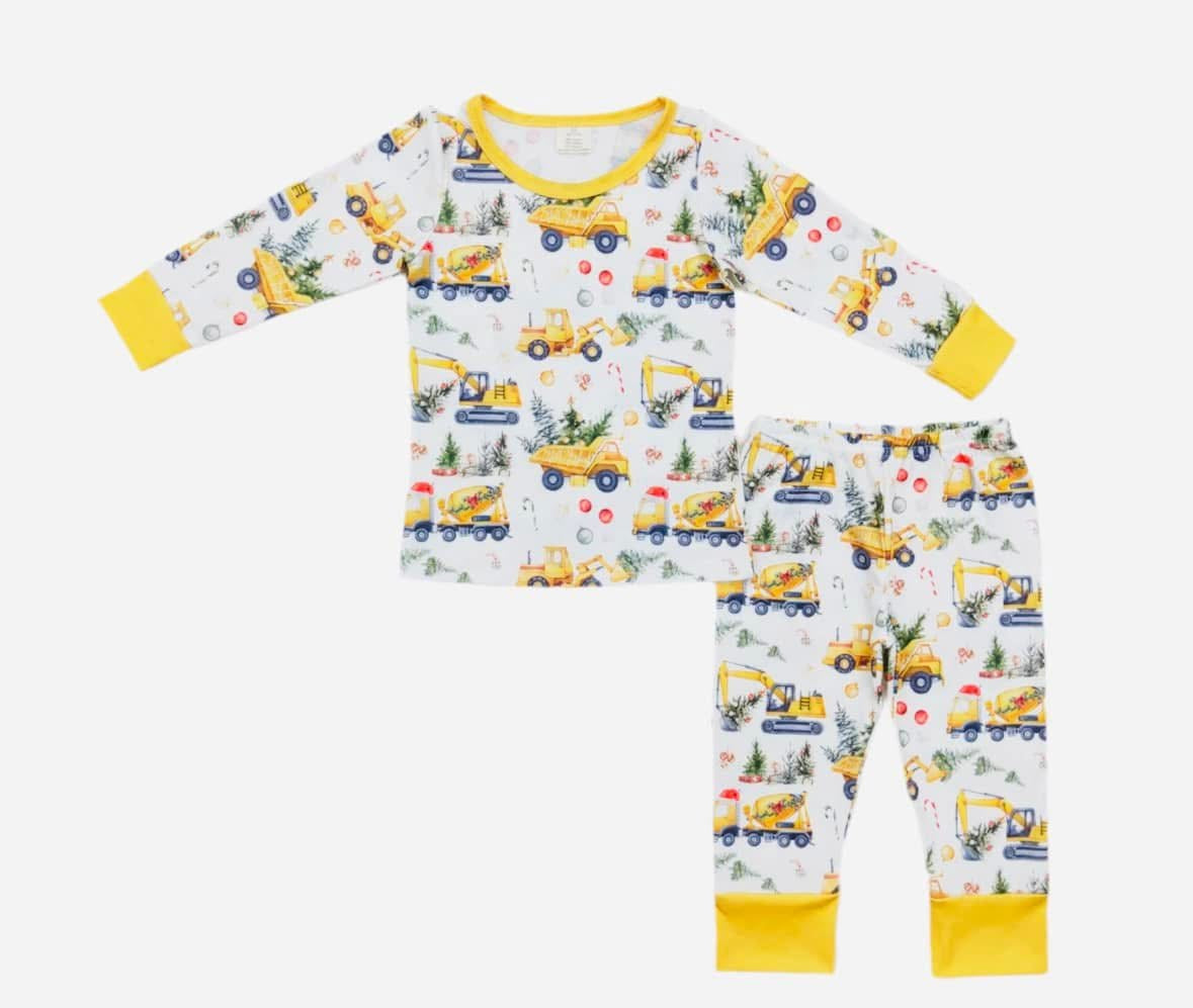 Zippy or 2-Piece Construction Christmas Bamboo Cotton Blend