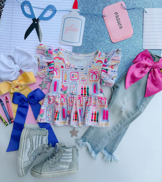 Back To School Cottagecore Peplum