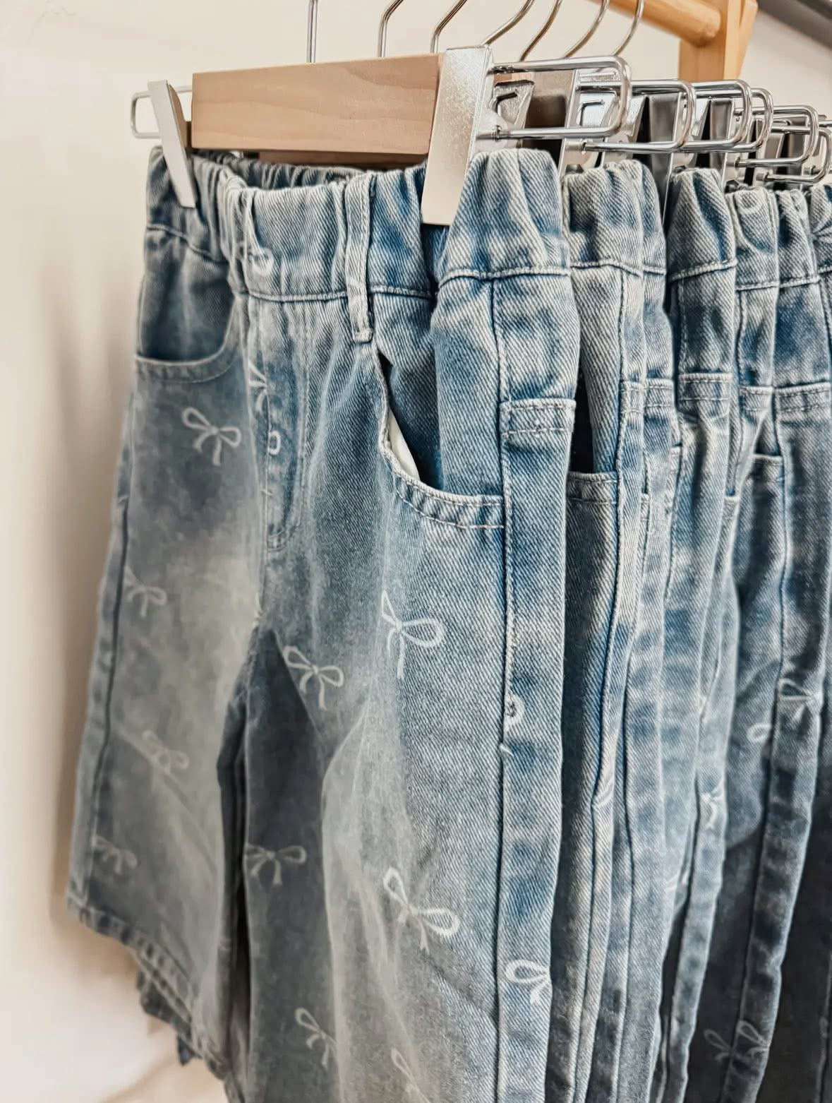 Girls Bowknot Baggy Denim RTS