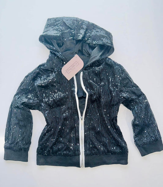 Sierra Sequin Zip Up