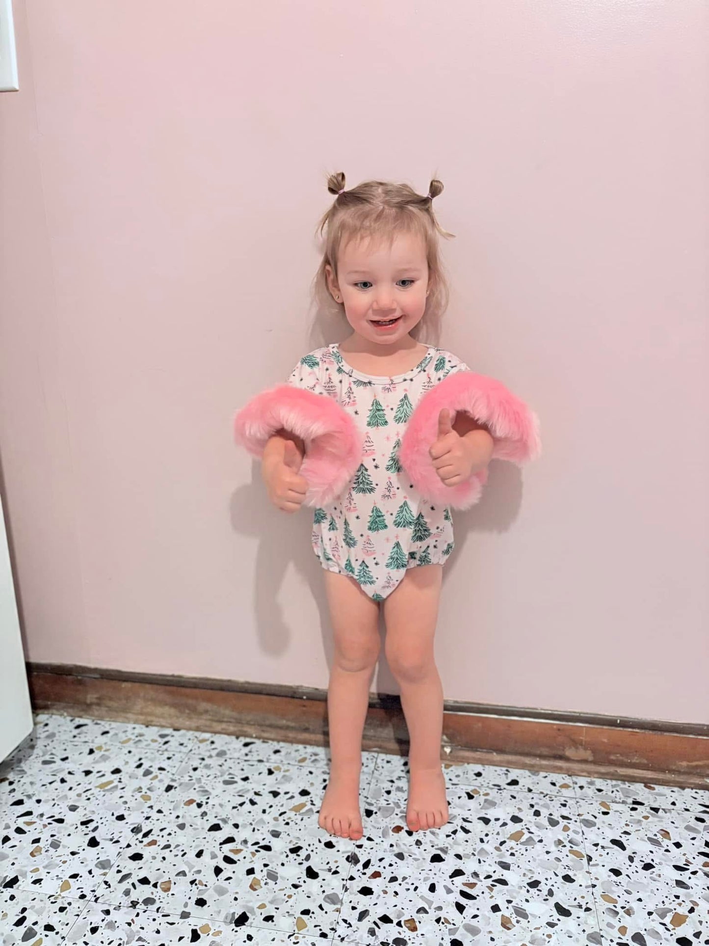 All I Want For Christmas Is You Bell Onesie - Peachy Cheeks Co Original