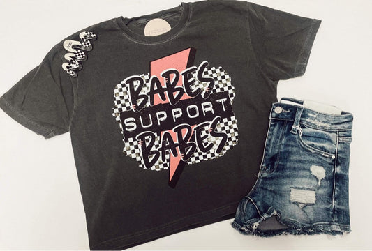 Babes Support Babes Tee - Middie