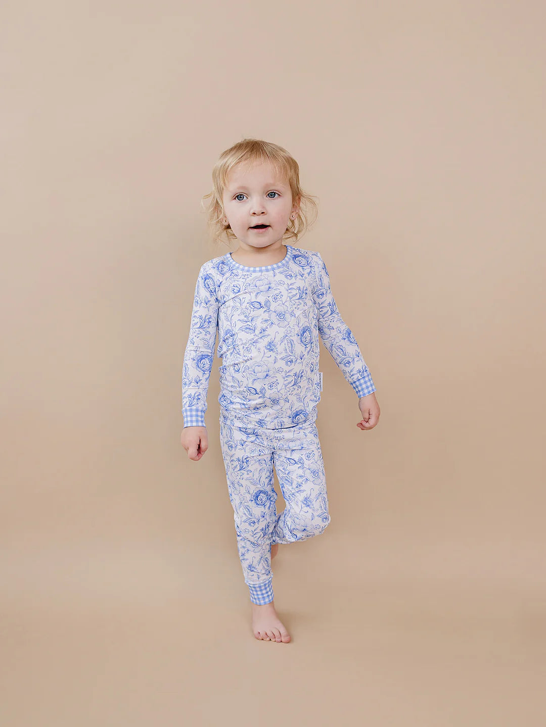 Bamboo 2-pc Blue Floral