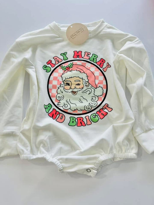 Vintage Stay Merry Bubble 18/24M