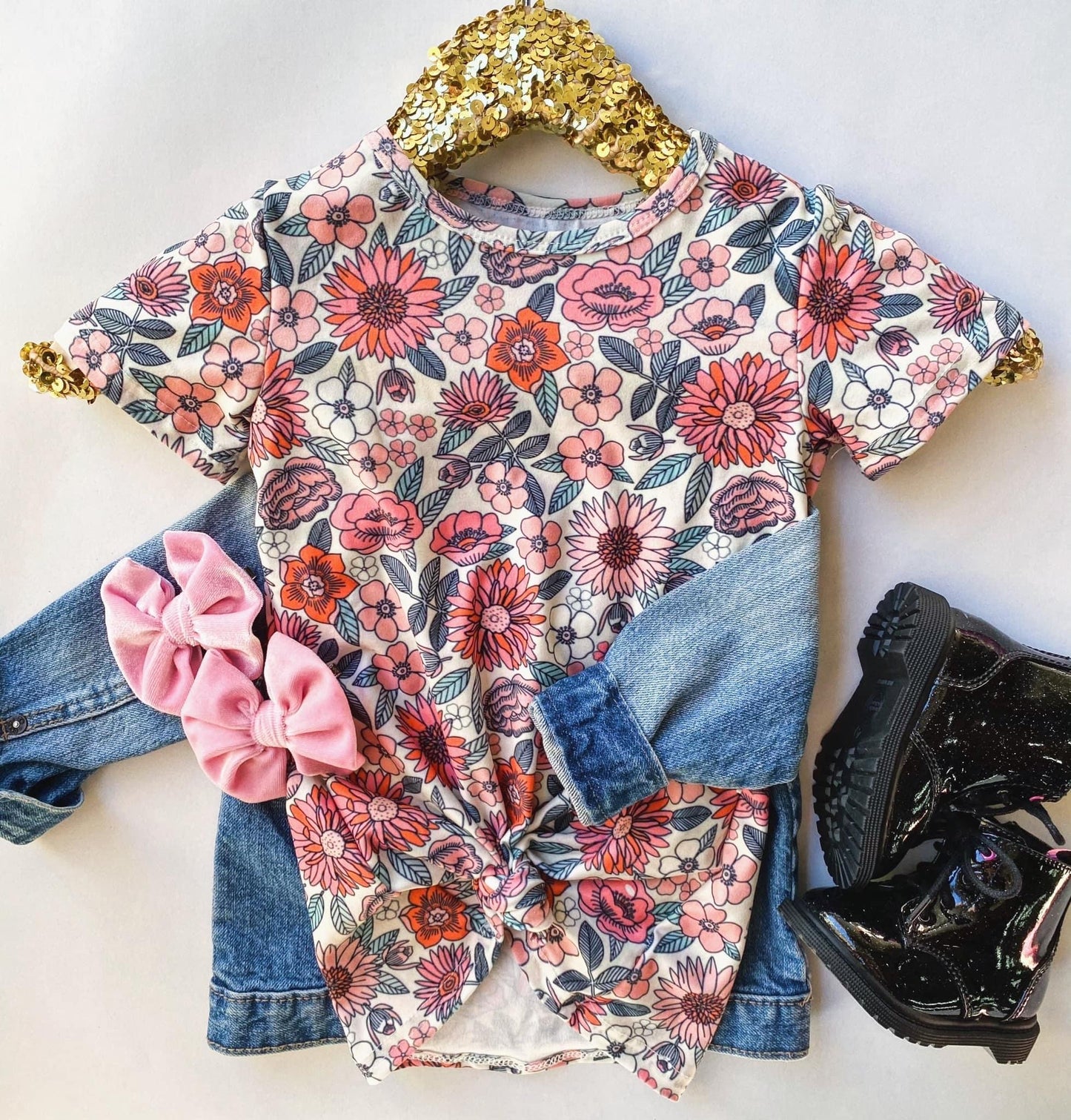 Floral T-Shirt Dress